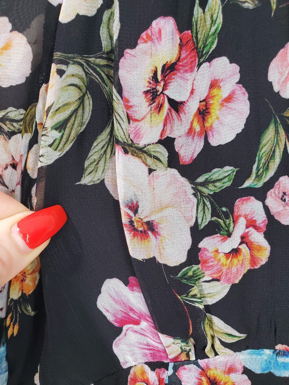 Anthropologie Maeve puff-sleeve Midi dress Romantic Cottagecore Prairie Floral - Picture 9 of 14